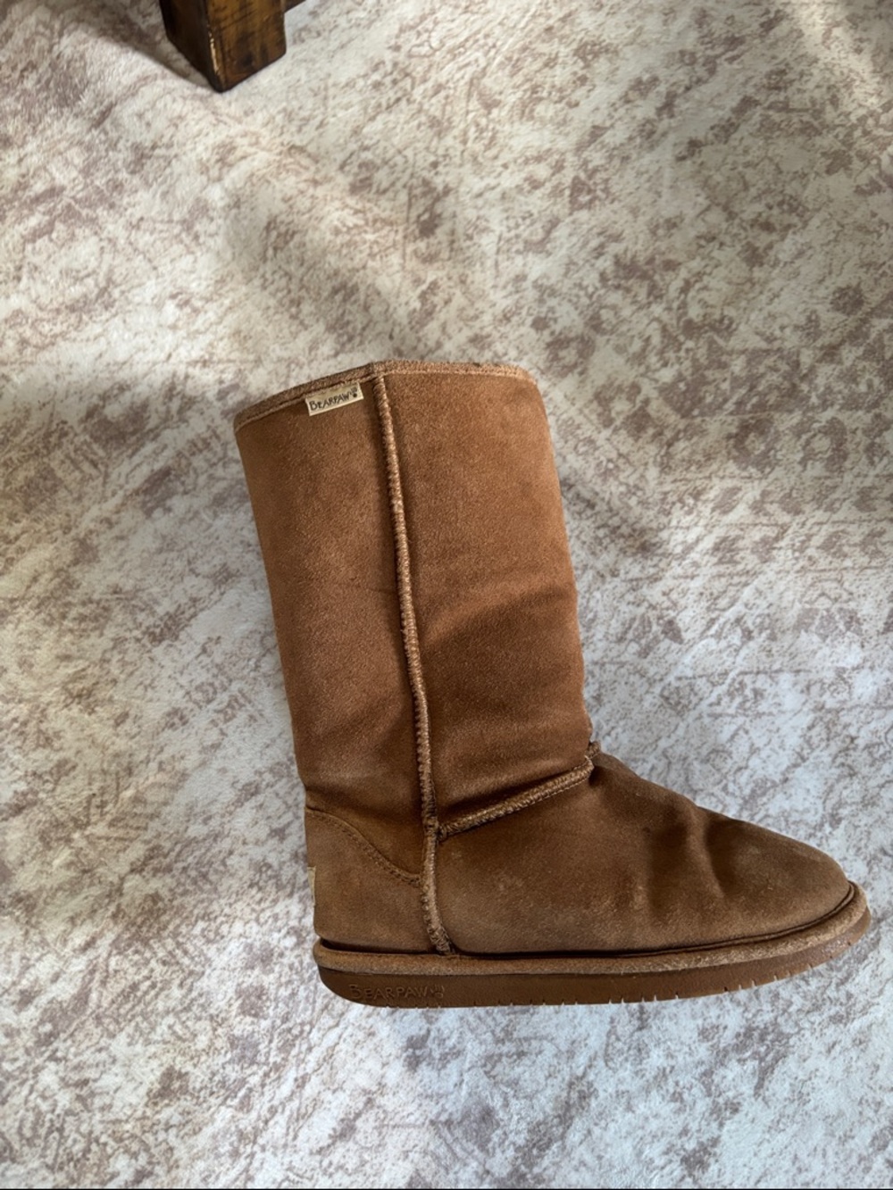BearPaw Plush Shearling-Lined Boots - Cream - Picture 3 of 12